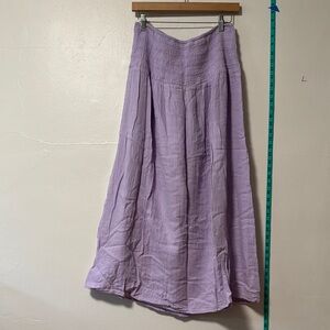 Old Navy Purple Midi A-Line Skirt Casual